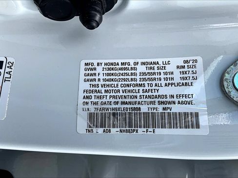 Used 2020 Honda CR-V Touring image 22