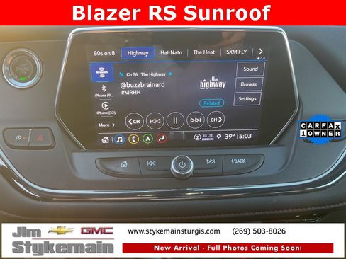 Used 2021 Chevrolet Blazer RS w/ Enhanced Convenience Package image 22