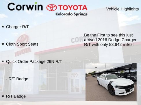 Used 2016 Dodge Charger R/T RWD image 4