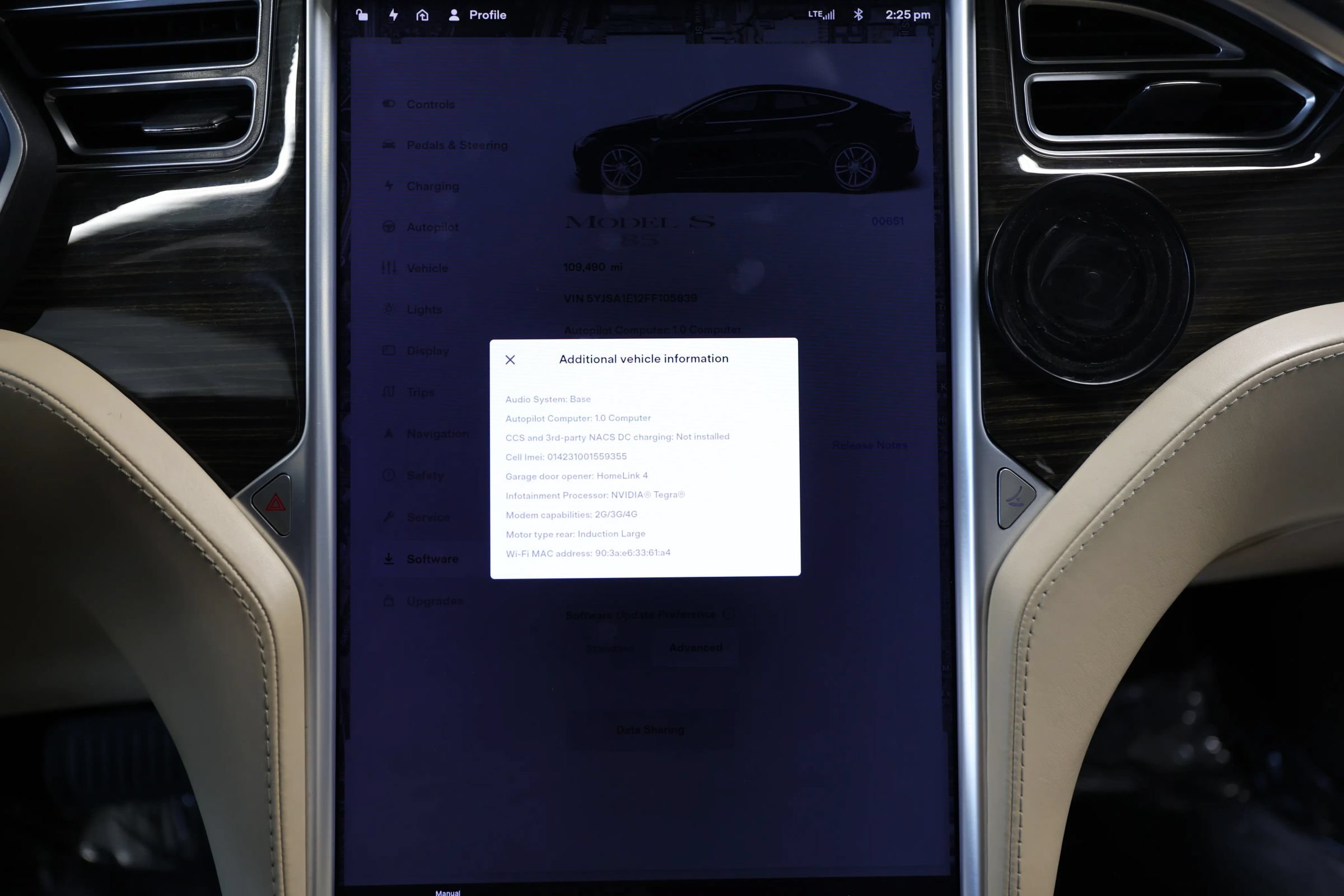 Used 2015 Tesla Model S 85 RWD image 55