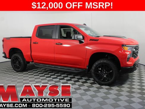 New 2026 Chevrolet Silverado 1500 Custom Trail Boss w/ Dark Appearance Package AWD/4WD image 1