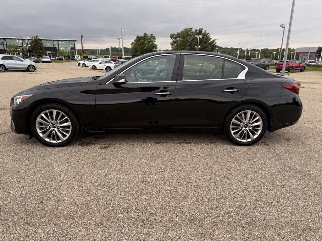 Used 2021 INFINITI Q50 Luxe w/ Seat & Sound Package AWD/4WD image 2