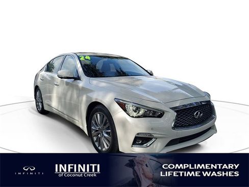Used 2024 INFINITI Q50 Luxe w/ Cargo Package image 1