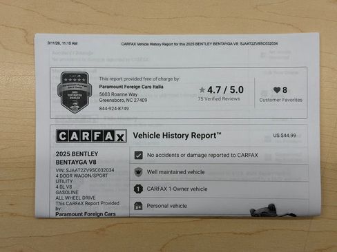 Used 2025 Bentley Bentayga image 49