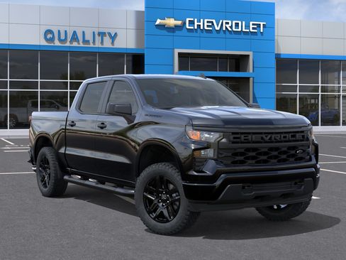 New 2026 Chevrolet Silverado 1500 Custom w/ Turbomax Blackout Package RWD image 7