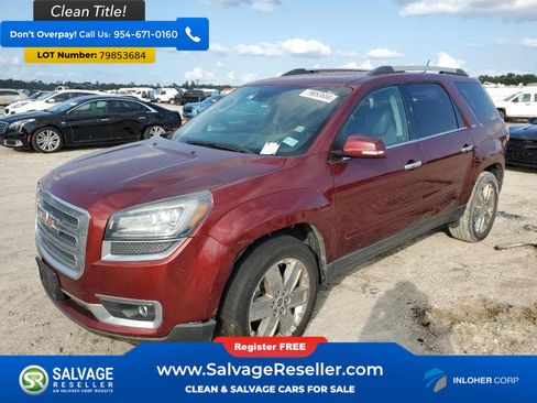 Used 2017 GMC Acadia Limited SLT FWD image 1