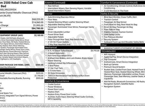 Used 2024 RAM 2500 Rebel w/ Level 2 Equipment Group image 27