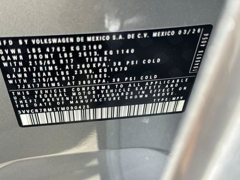 New 2026 Volkswagen Tiguan S FWD image 27