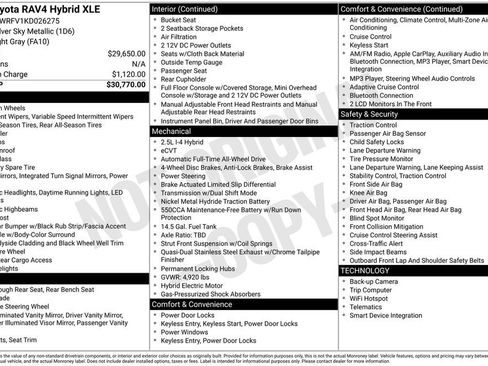 Used 2019 Toyota RAV4 XLE image 35