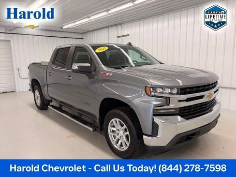Used 2021 Chevrolet Silverado 1500 LT w/ Z71 Off-Road Package AWD/4WD image 1