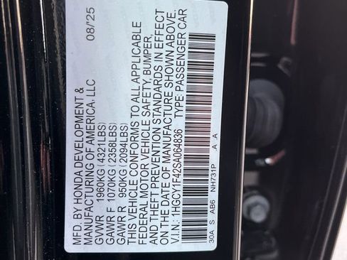 Used 2025 Honda Accord SE image 10