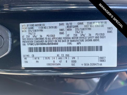 Used 2022 Ford Escape SEL w/ SEL Stealth AWD Package image 30