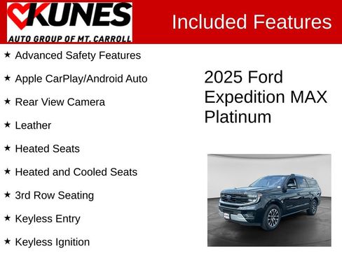 Used 2025 Ford Expedition Max Platinum AWD/4WD image 3
