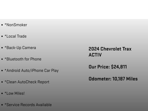 Used 2024 Chevrolet Trax ACTIV w/ Driver Confidence Package FWD image 12