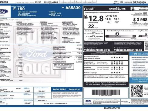 Used 2025 Ford F150 Lariat w/ Bed Utility Package AWD/4WD image 2