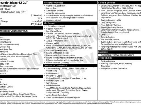 New 2025 Chevrolet Blazer LT image 25