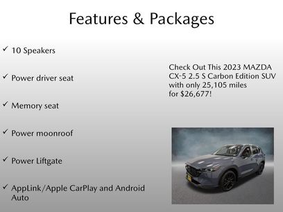 Certified 2023 MAZDA CX-5 Carbon Edition