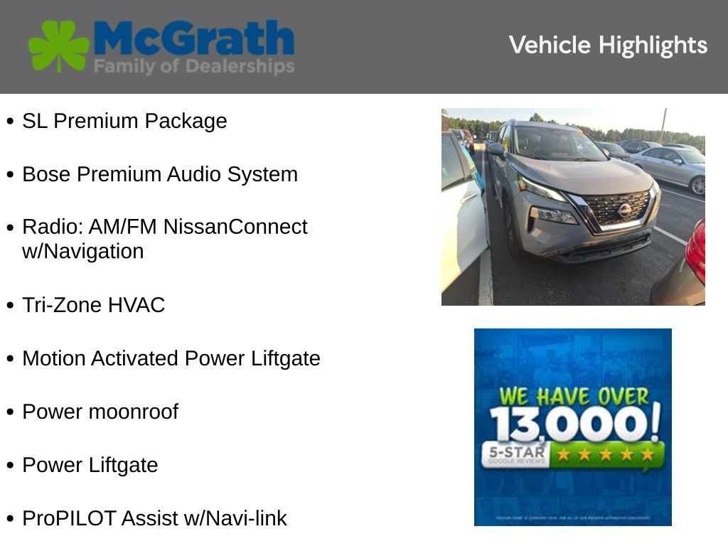 Used 2023 Nissan Rogue SL w/ SL Premium Package AWD/4WD image 6
