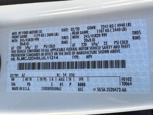 Used 2020 Lincoln Corsair Reserve w/ Equipment Group 201A image 26