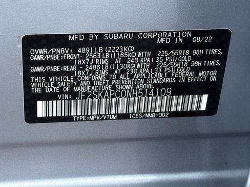 Certified 2022 Subaru Forester Limited image 26