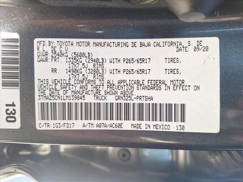 Certified 2020 Toyota Tacoma TRD Sport w/ Technology Package image 22