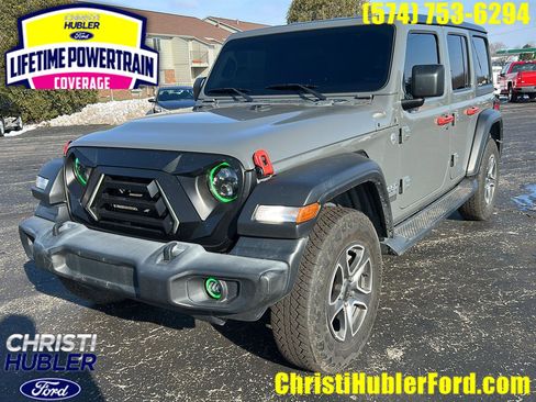 Used 2021 Jeep Wrangler Unlimited Sport image 1