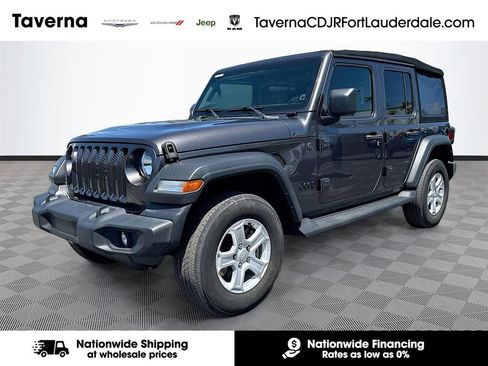 Used 2022 Jeep Wrangler Unlimited Sport AWD/4WD image 1