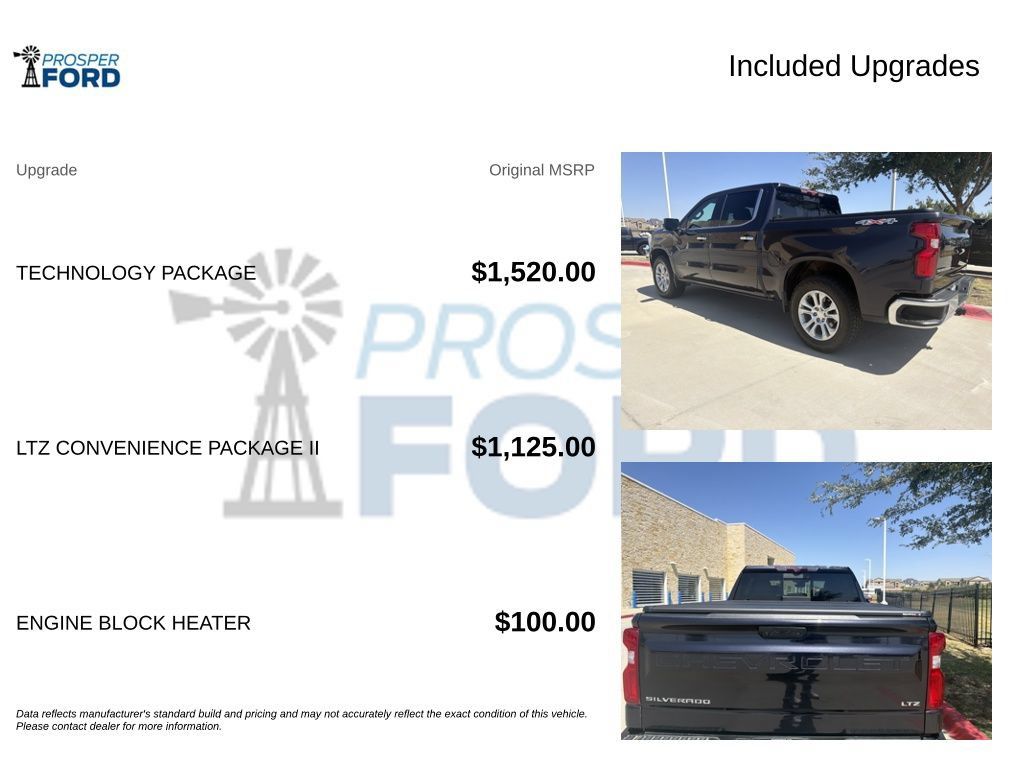Used 2022 Chevrolet Silverado 1500 LTZ w/ Technology Package AWD/4WD image 3