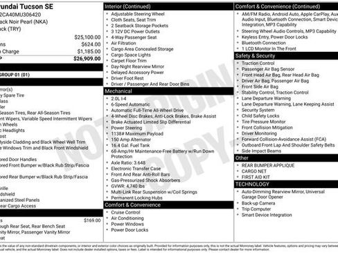 Used 2021 Hyundai Tucson SE AWD/4WD image 3