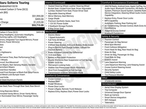 Certified 2023 Subaru Solterra AWD image 31
