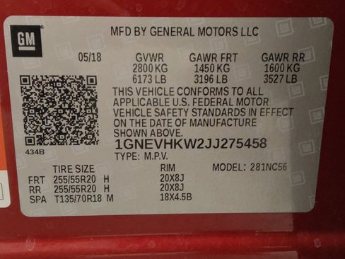 Used 2018 Chevrolet Traverse LT w/ LPO, Floor Liner Package image 33