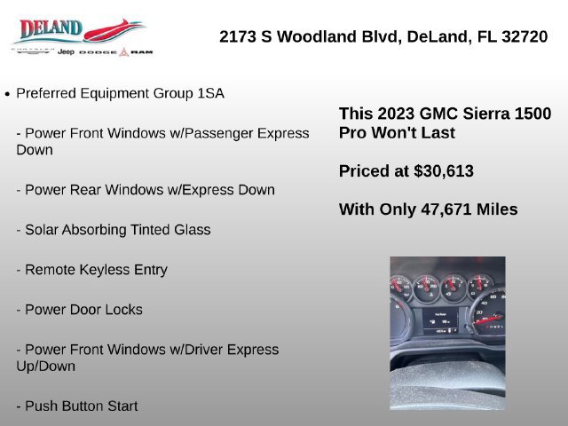 Used 2023 GMC Sierra 1500 Pro RWD image 8