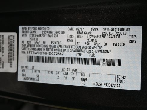 Used 2017 Ford F350 Lariat w/ Lariat Ultimate Package AWD/4WD image 36