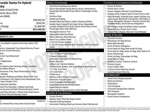 Used 2026 Hyundai Santa Fe Calligraphy AWD/4WD image 3