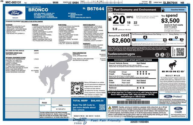 New 2025 Ford Bronco Big Bend AWD/4WD image 5