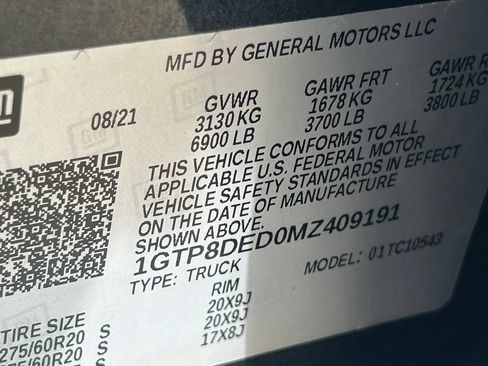 Used 2021 GMC Sierra 1500 SLT w/ SLT Premium Package RWD image 59