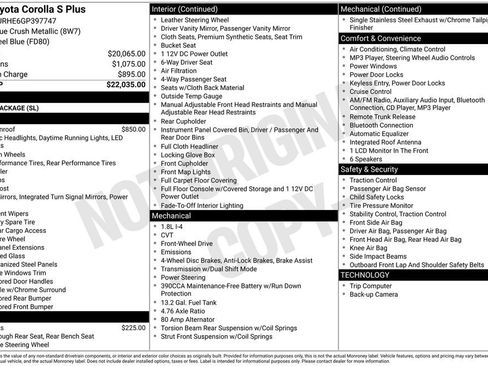 Used 2016 Toyota Corolla S image 19