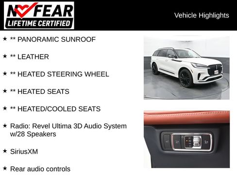 Used 2025 Lincoln Aviator Reserve w/ Luxury Package AWD/4WD image 2