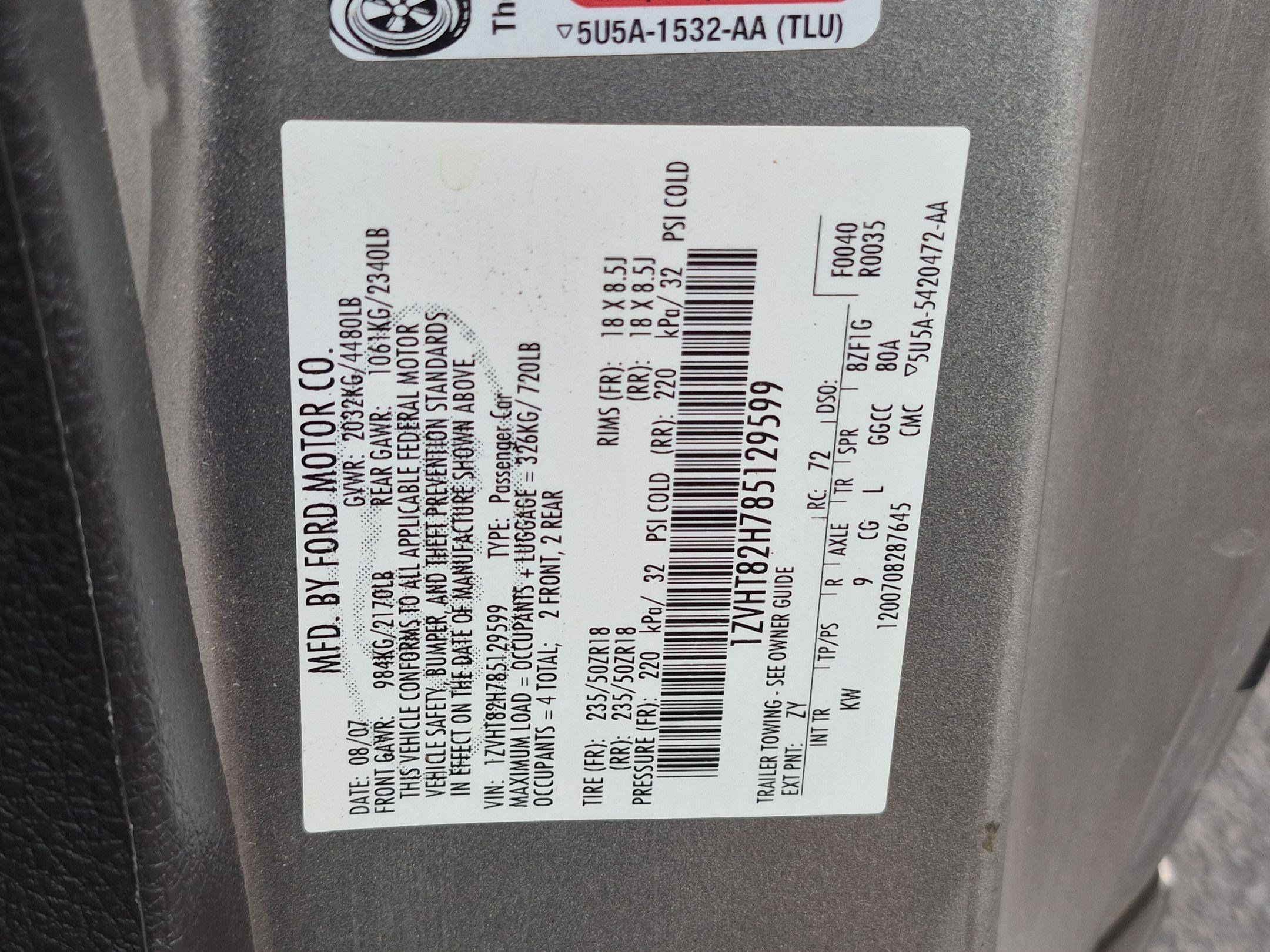 Used 2008 Ford Mustang GT Premium RWD image 32