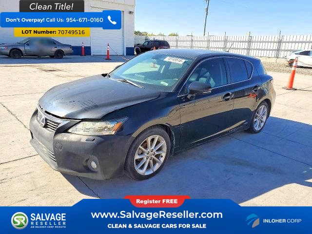 Used 2011 Lexus CT 200h Premium w/ Leather Pkg FWD image 1