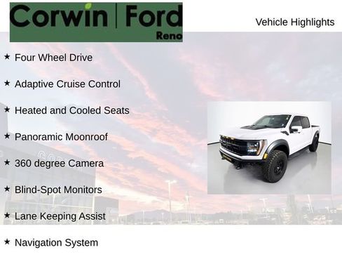 Certified 2022 Ford F150 Raptor w/ Equipment Group 801A High image 7