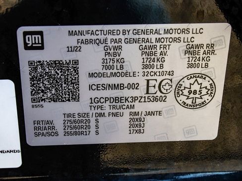 Used 2023 Chevrolet Silverado 1500 Custom image 14