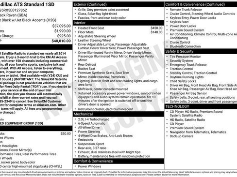 Used 2014 Cadillac ATS 2.0T AWD Sedan image 4