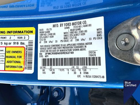 Certified 2025 Ford Bronco Sport Big Bend AWD/4WD image 27