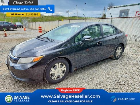 Used 2012 Honda Civic Hybrid Sedan image 1