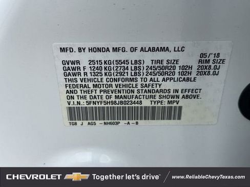 Used 2018 Honda Pilot Touring image 34