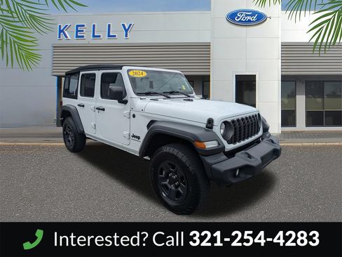 Used 2024 Jeep Wrangler Unlimited Sport AWD/4WD image 4