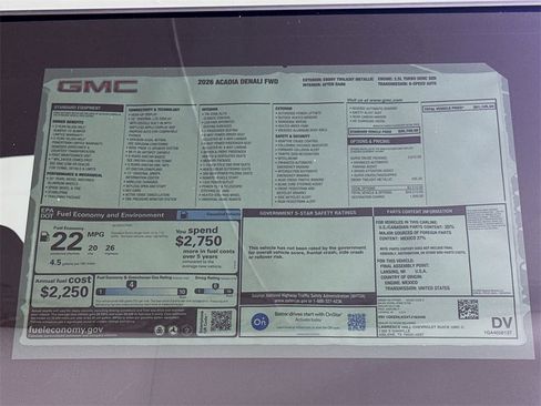 New 2026 GMC Acadia Denali w/ Super Cruise Package image 20