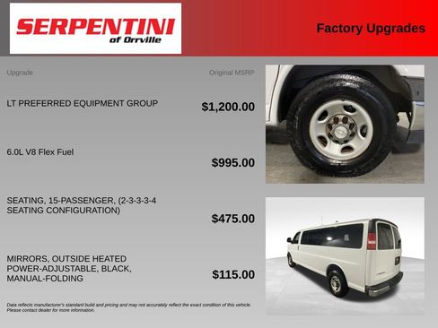 Used 2019 Chevrolet Express 3500 LT w/ LT Preferred Equipment Group RWD image 6