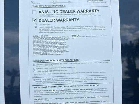 Used 2023 Ford F150 XLT w/ Equipment Group 301A Mid AWD/4WD image 12